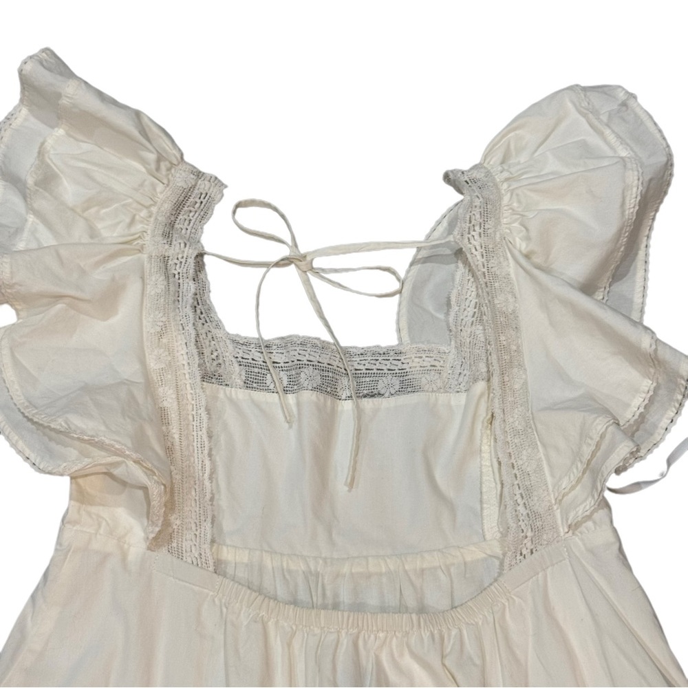 Sunday Best Cream Ruffle Mini Dress - Picture 9 of 16